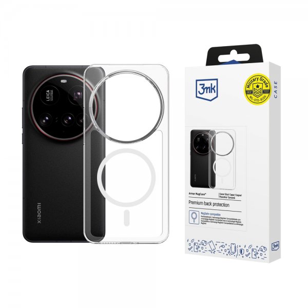 3mk Xiaomi 15 Ultra Cover Armor MagCase Gennemsigtig
