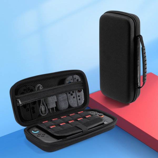 Dux Ducis Nintendo Switch 2 Taske med Håndtag og Spilleopbevaring Sort
