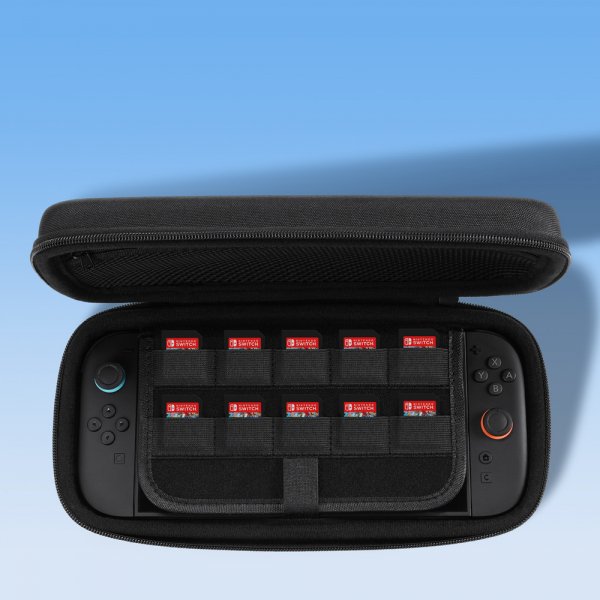 Dux Ducis Nintendo Switch 2 Taske med Håndtag og Spilleopbevaring Sort