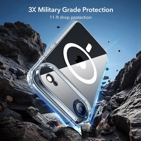 ESR iPhone Air Cover og Skærmbeskytter Classic Hybrid MagSafe Sæt Transparent