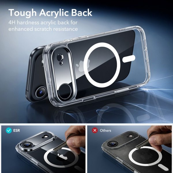 ESR iPhone Air Cover og Skærmbeskytter Classic Hybrid MagSafe Sæt Transparent