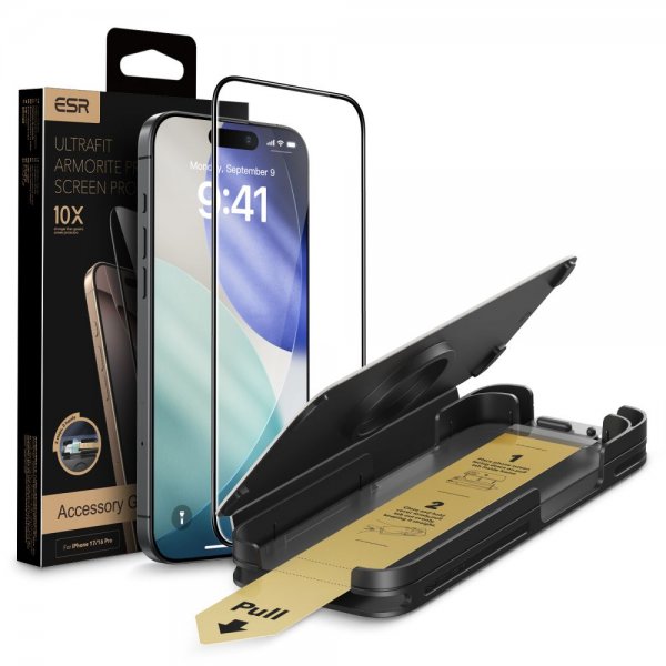 ESR iPhone 17 Pro Skærmbeskytter UltraFit Armorite