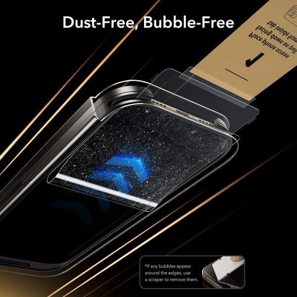 ESR iPhone 17 Pro Skærmbeskytter UltraFit Armorite