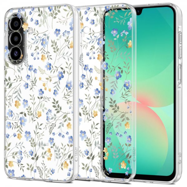 Tech-Protect Samsung Galaxy A17 Cover FlexAir Blomstermønster