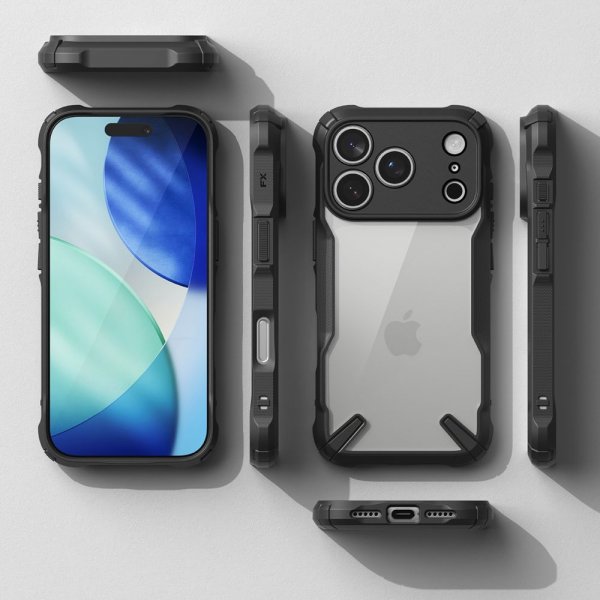Ringke iPhone 17 Pro Max Cover Fusion X Sort