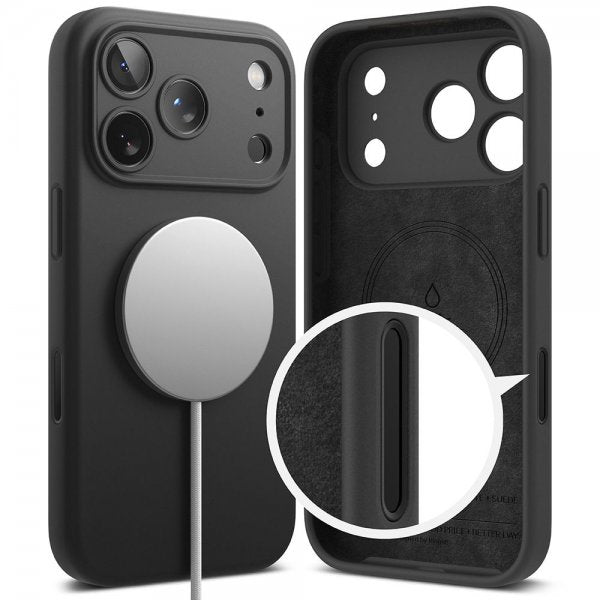 Ringke iPhone 17 Pro Max Skal Silikone Magnetic Sort