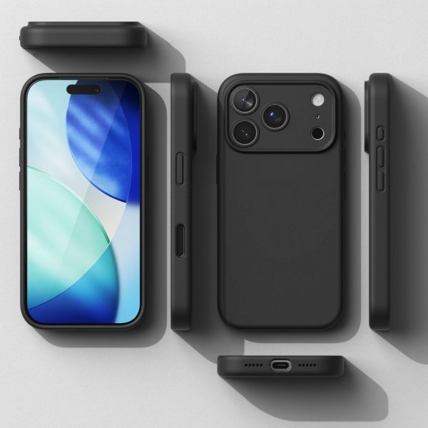 Ringke iPhone 17 Pro Max Skal Silikone Magnetic Sort