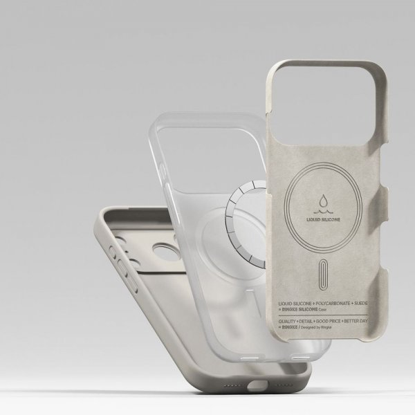 Ringke iPhone 17 Pro Cover Silikone Magnetic Stone