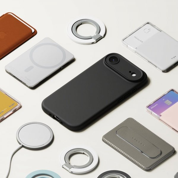 Ringke iPhone Air Cover Silikone Magnetisk Sort
