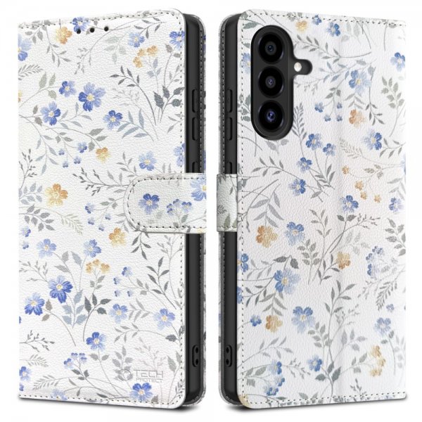 Tech-Protect Samsung Galaxy A17/Galaxy A26 Etui Wallet Blomstermønster