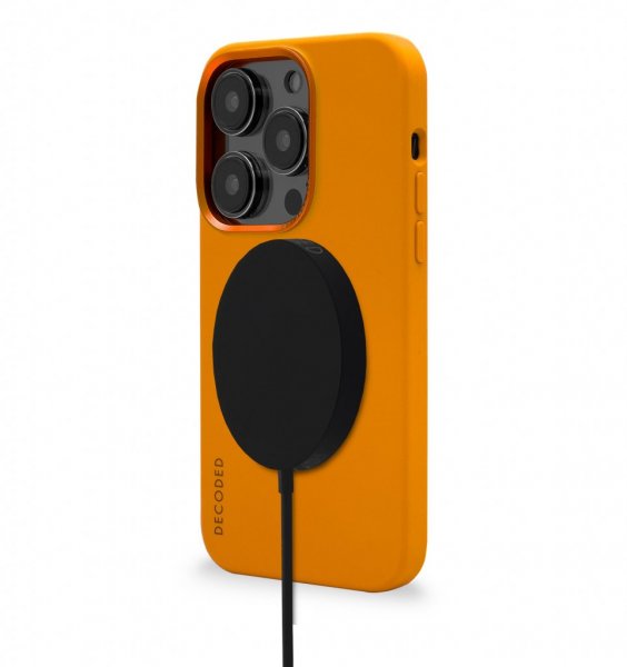 Decoded iPhone 14 Pro Max Cover Silikone Bagside Abrikos