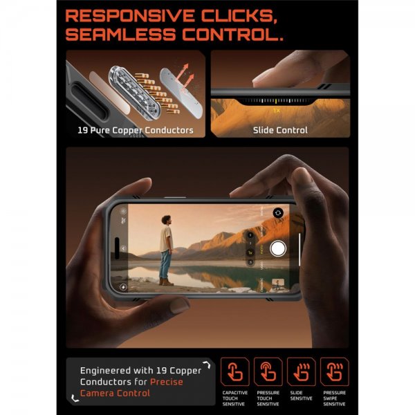 Supcase iPhone 17 Pro Cover UB Grip MagSafe Guld
