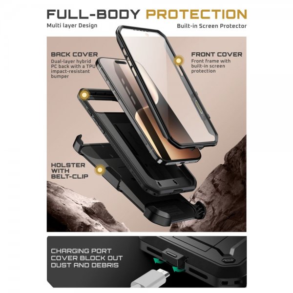 Supcase iPhone Air Cover UB Pro Sort