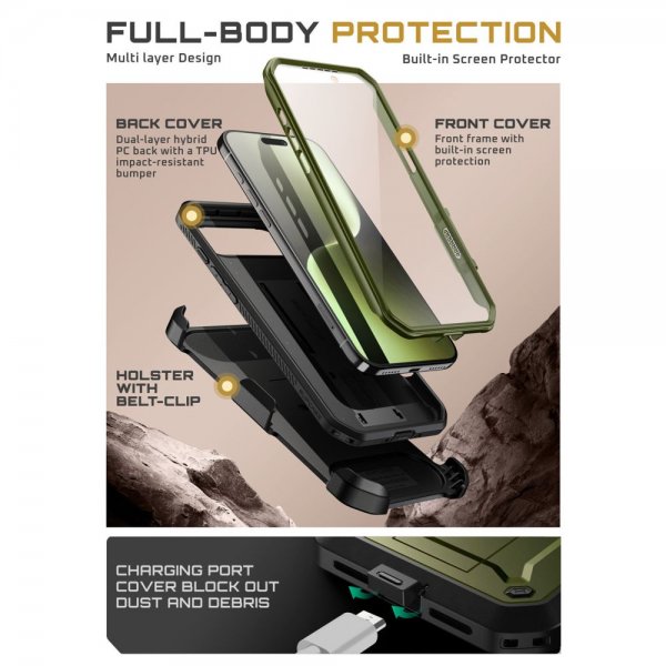 Supcase iPhone Air Cover UB Pro Grøn