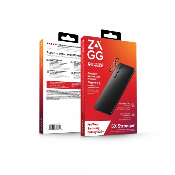 ZAGG InvisibleShield Samsung Galaxy S24 Plus Kamerabeskyttelse Glass Elite Camera Protector