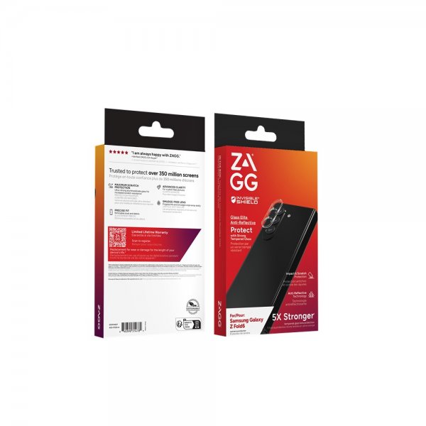 ZAGG InvisibleShield Samsung Galaxy Z Fold 6 Kamerabeskyttelse Glass Elite Camera Protector