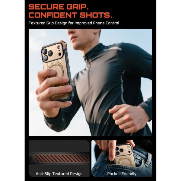 Supcase iPhone 17 Pro Max Cover UB Grip MagSafe Guld
