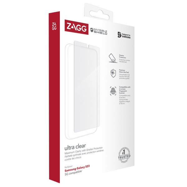 ZAGG InvisibleShield Samsung Galaxy S23 Skærmbeskyttelse Ultra Clear