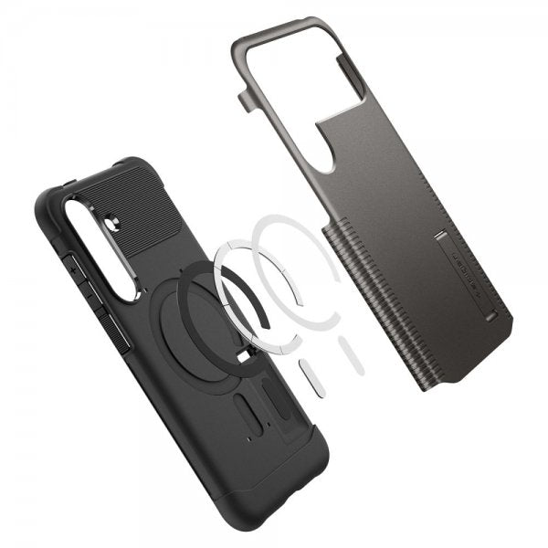 Spigen Samsung Galaxy S25 FE Cover Slim Armor MagFit Gunmetal