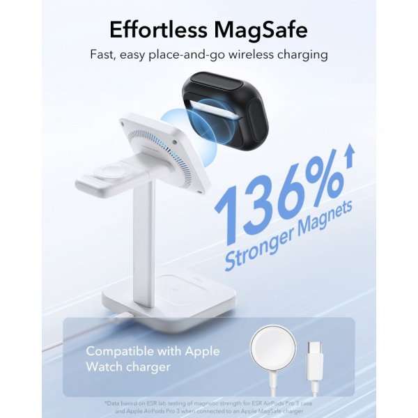 ESR AirPods Pro 3 Cover Orbit Hybrid HaloLock Sort