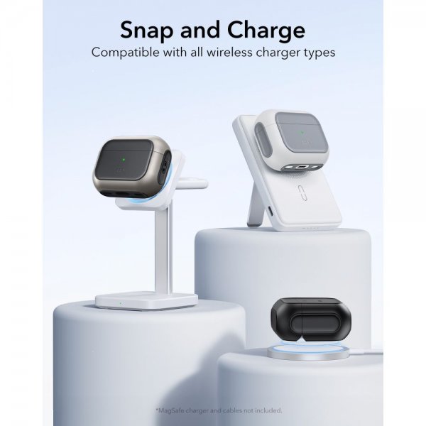 ESR AirPods Pro 3 Cover Orbit Hybrid HaloLock Hvid