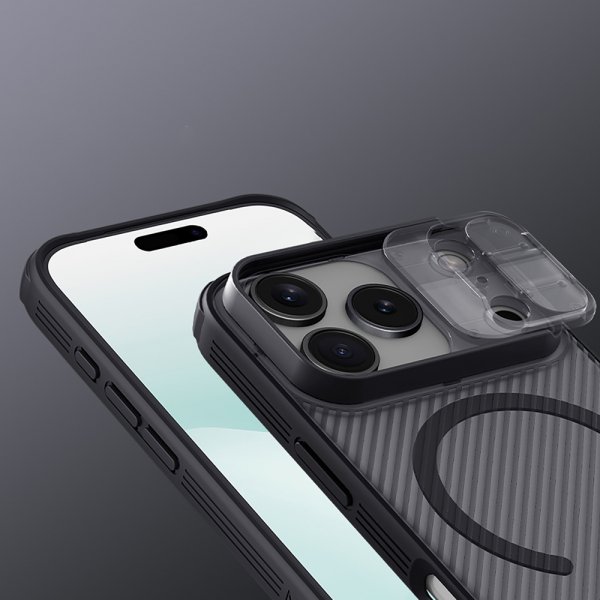 Nillkin iPhone 17 Pro Cover CamShield Pro MagSafe Transparent Sort