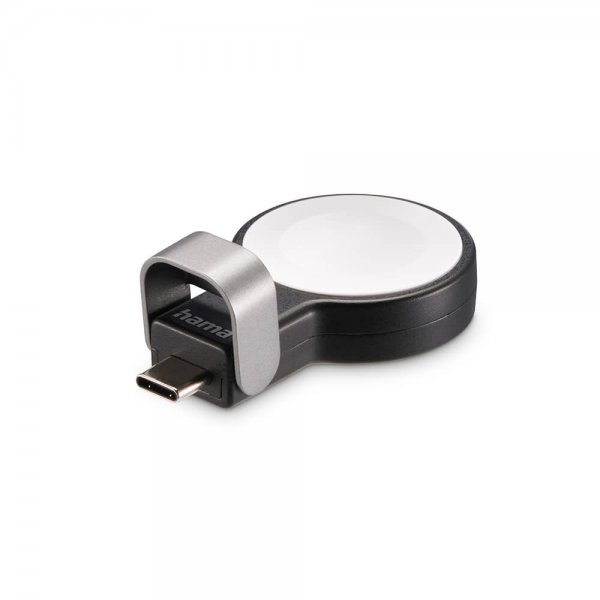 Hama Apple Watch-oplader med USB-C-stik Sort