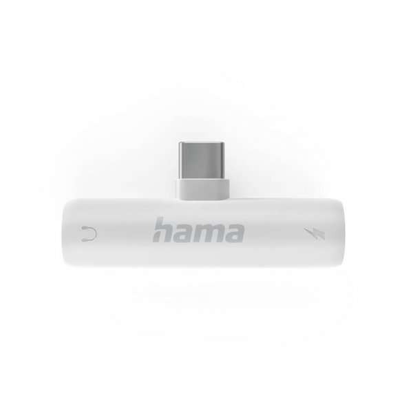 Hama lydadapter 2xUSB-C Hvid