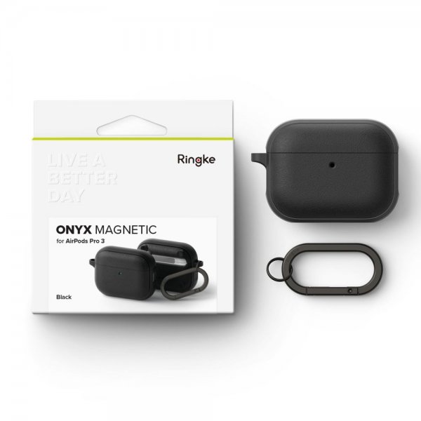 Ringke AirPods Pro 3 Cover Onyx Magnetic Sort