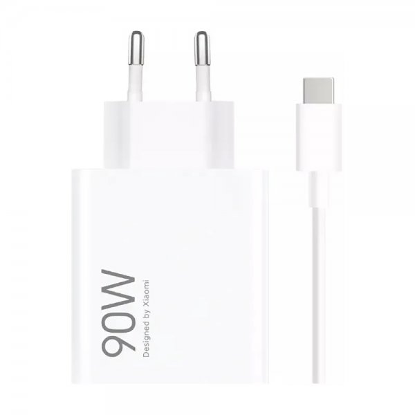 Xiaomi Original Oplader med USB-C kabel 90W HyperCharge Combo 6A Type-A