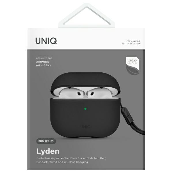 UNIQ AirPods 4 Cover Lyden DS Sort