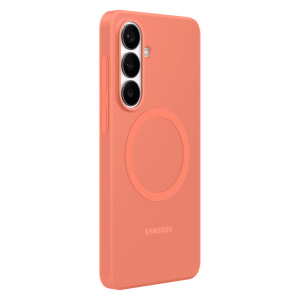 Samsung Original Galaxy S26 Cover Silicone Magnet Case Coral Red