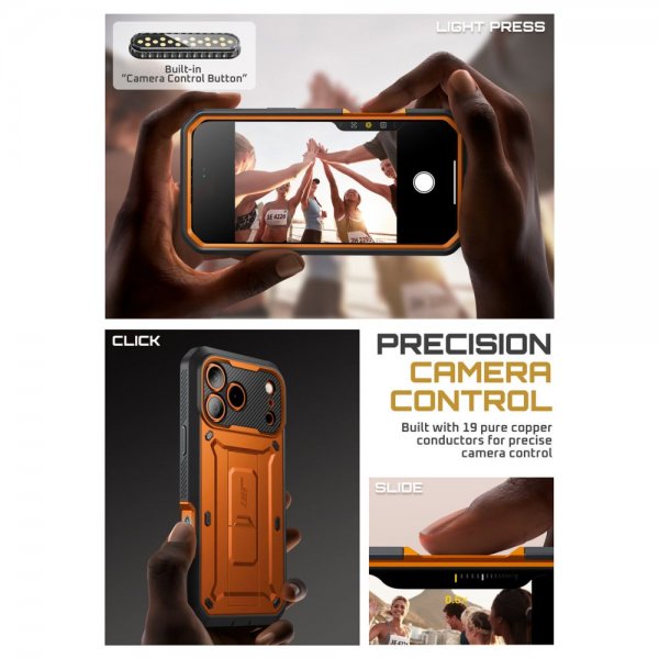 Supcase iPhone 17 Pro Max Cover UB Pro Orange