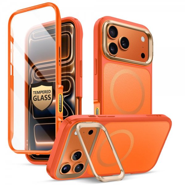 Supcase iPhone 17 Pro Max Cover Ares Flip MagSafe Orange