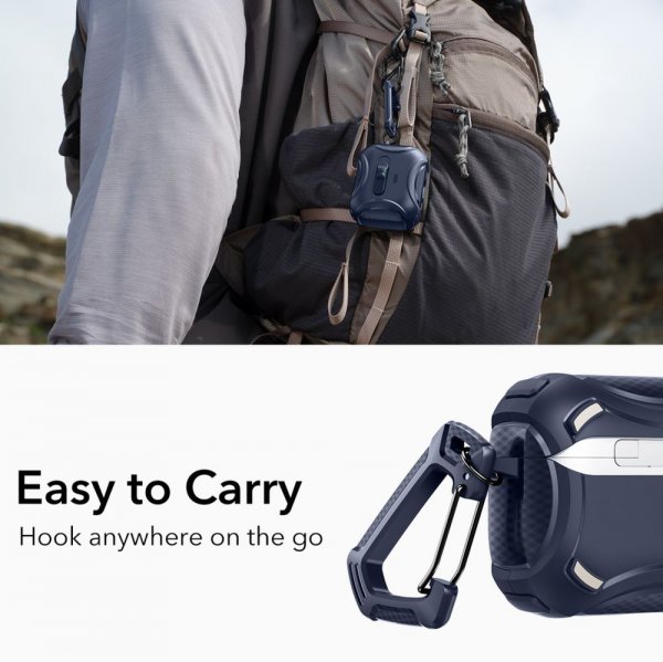 ESR AirPods Pro 3 Cover Cyber FlickLock MagSafe Blå