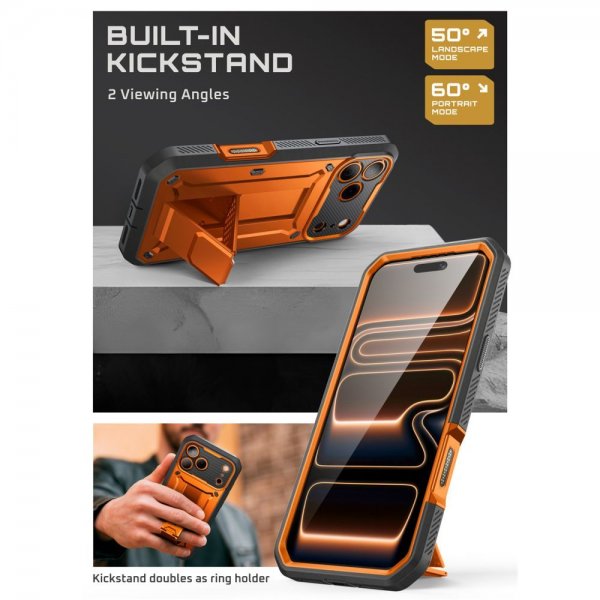 Supcase iPhone 17 Pro Cover UB Pro Orange