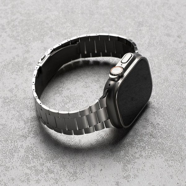 Ringke Apple Watch 44/45/46mm/Ultra 49mm Armbånd Metal One Air Sølv