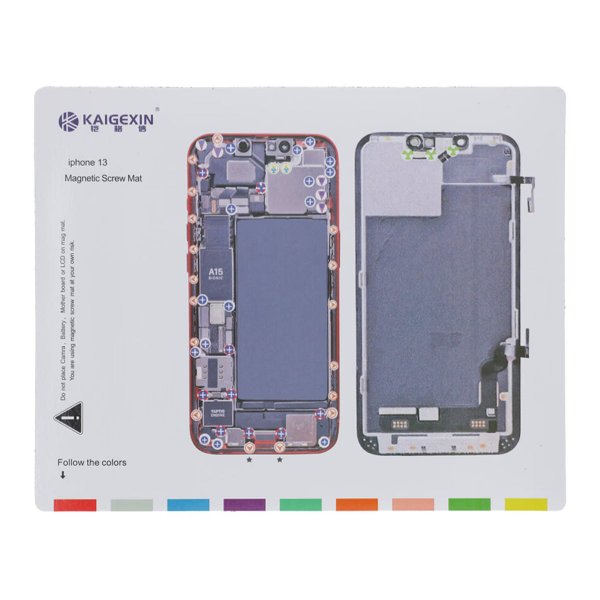 Magnetisk skruemåtte til iPhone 13