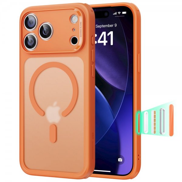 ESR iPhone 17 Pro Max Cover Classic Hybrid MagSafe Orange
