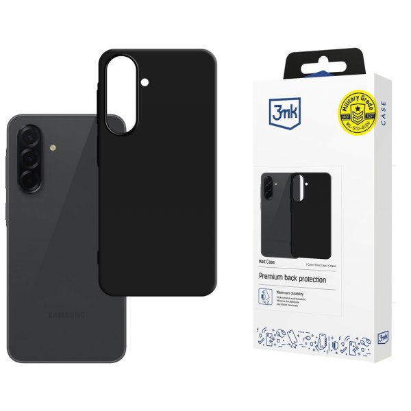 3mk Samsung Galaxy A57 Cover Mat Etui Sort