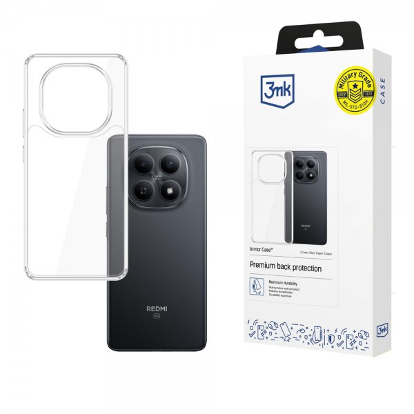 3mk Xiaomi Redmi Note 15/Xiaomi Redmi Note 15 5G Cover Armor Etui Transparent
