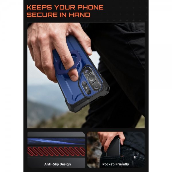 Supcase Samsung Galaxy S26 Cover UB Grip MagSafe Blå