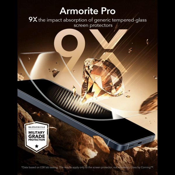 ESR Samsung Galaxy S26 Ultra Skærmbeskytter UltraFit Armorite Pro