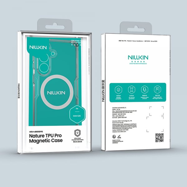 Nillkin Samsung Galaxy S26 Plus Cover Nature Pro Series MagSafe Transparent