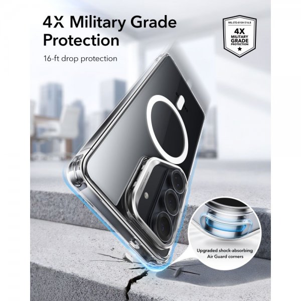 ESR Samsung Galaxy S26 Cover Classic Hybrid Kickstand MagSafe Transparent
