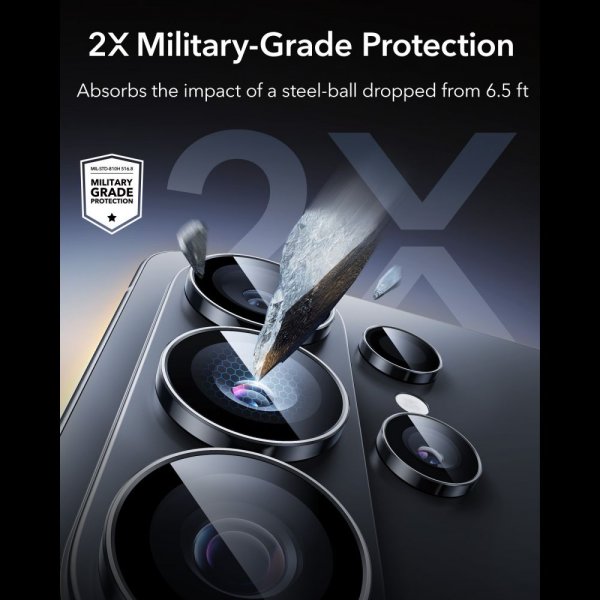 ESR Samsung Galaxy S26 Ultra Kamerabeskyttelse Armorite Sort