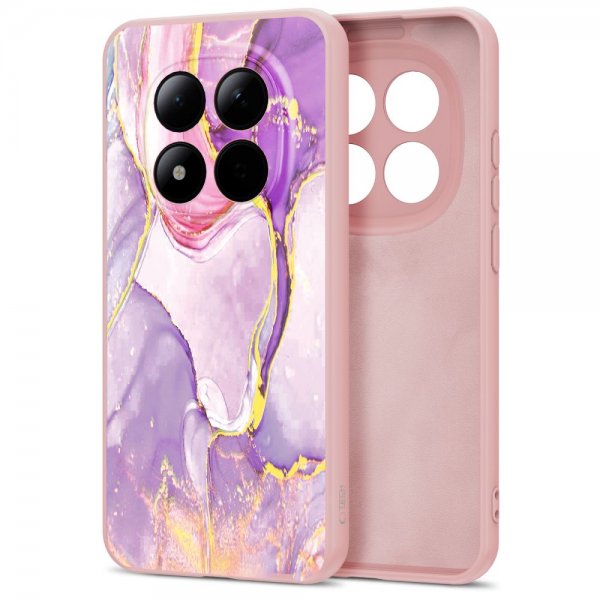Tech-Protect Xiaomi Redmi Note 15 Pro 5G Cover Icon Pink Marble