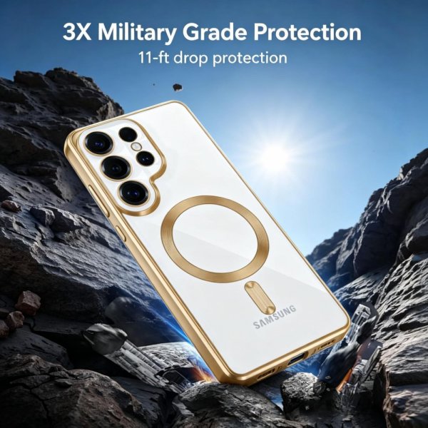 Tech-Protect Samsung Galaxy S26 Ultra Cover MagFlex MagSafe Guld