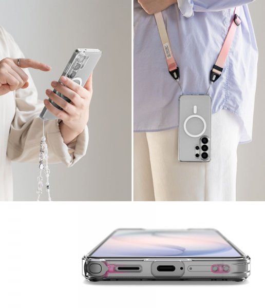 Ringke Samsung Galaxy S26 Ultra Cover Fusion Magnetic Mat Transparent