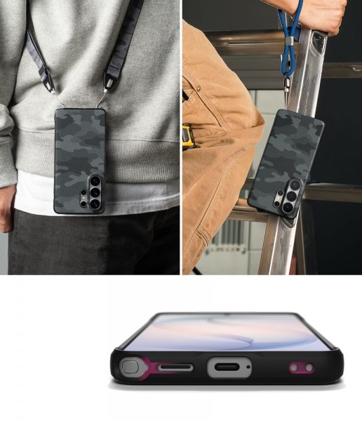 Ringke Samsung Galaxy S26 Ultra Cover Onyx Magnetic Camo Black